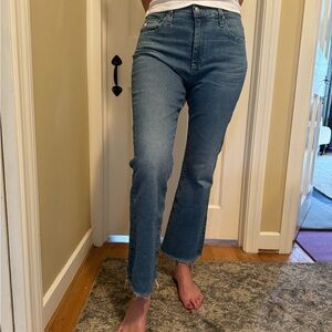 AG - Farrah Boot Crop denim jeans never worn in size 28.